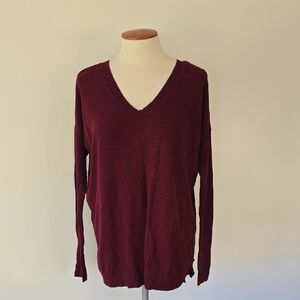 American Eagle Outfitters Maroon Sweater